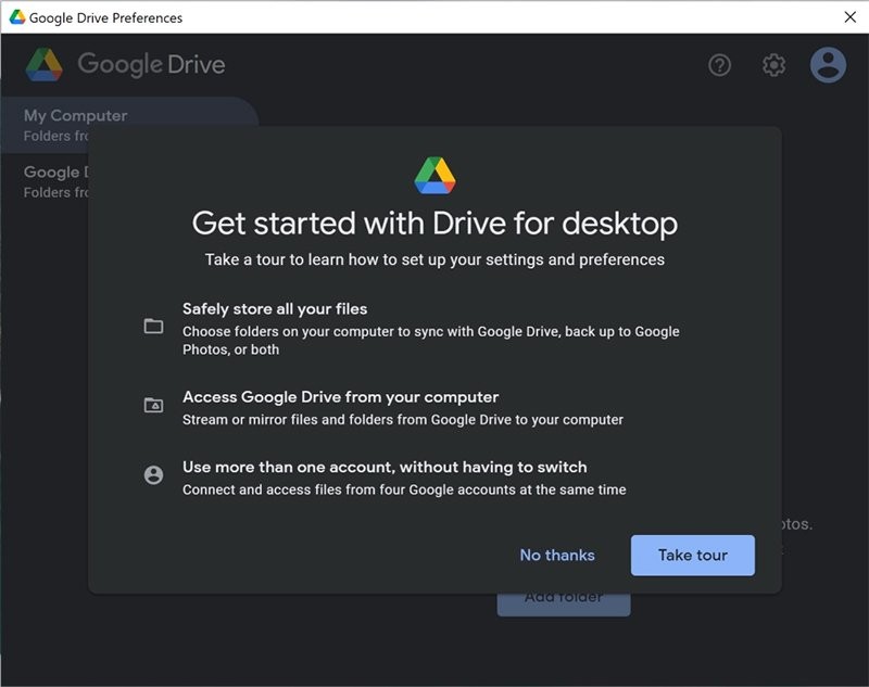 Drive for desktop